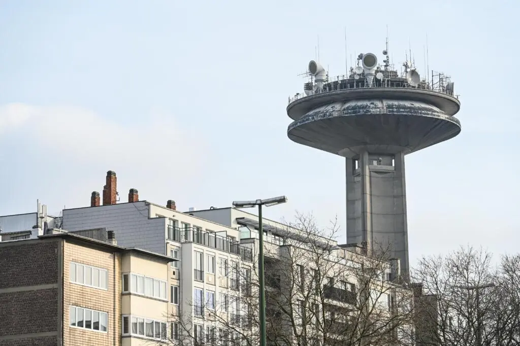 La Tour Reyers de la RTBF Ã  Bruxelles en Belgique