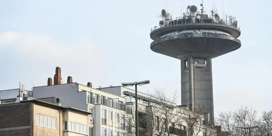 La Tour Reyers de la RTBF à Bruxelles en Belgique